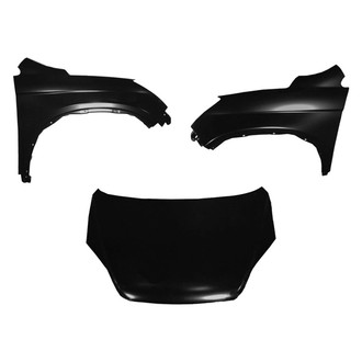 Replace® - 3-Piece (Hood Panel, Front Driver and Passenger Side Fender) (Platinum Plus)