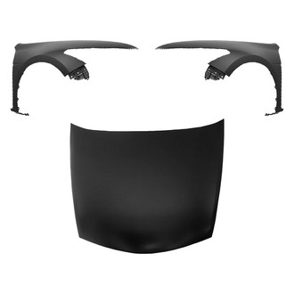 Replace® - 3-Piece (Hood Panel, Front Driver and Passenger Side Fender) (Platinum Plus)