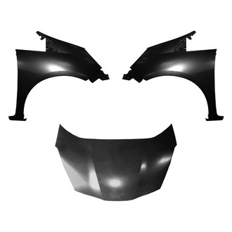 Replace® - 3-Piece (Hood Panel, Front Driver and Passenger Side Fender) (Platinum Plus)