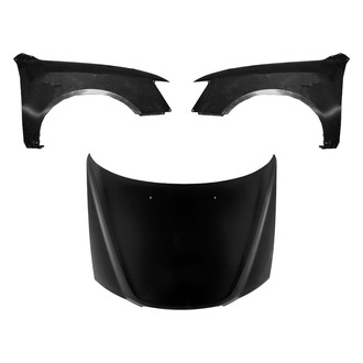 Replace® - 3-Piece (Hood Panel, Front Driver and Passenger Side Fender) (Platinum Plus)