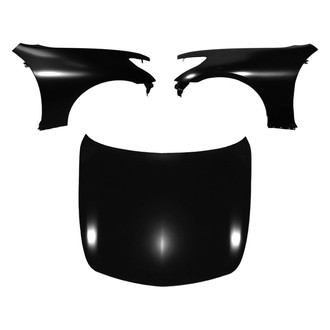 Replace® - 3-Piece (Hood Panel, Front Driver and Passenger Side Fender) (Platinum Plus)