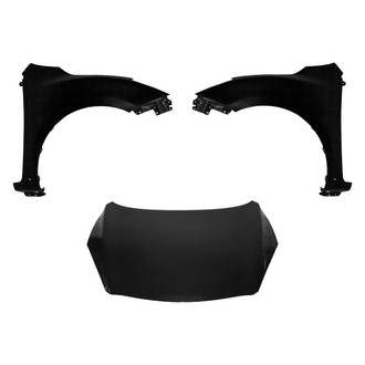 Replace® - 3-Piece (Hood Panel, Front Driver and Passenger Side Fender) (Platinum Plus)