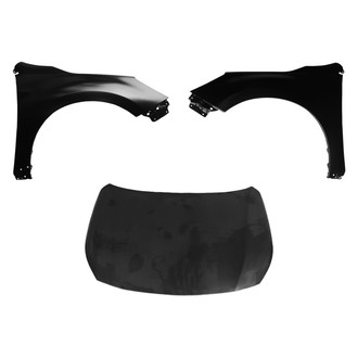Replace® - 3-Piece (Hood Panel, Front Driver and Passenger Side Fender) (Platinum Plus)