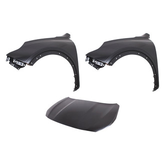 Replace® - 3-Piece (Hood Panel, Front Driver and Passenger Side Fender) (Platinum Plus)