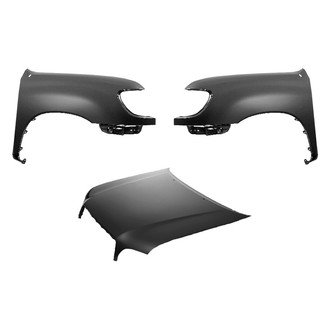 Replace® - 3-Piece (Hood Panel, Front Driver and Passenger Side Fender) (Platinum Plus)