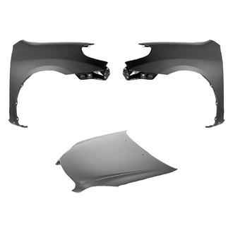 Replace® - 3-Piece (Hood Panel, Front Driver and Passenger Side Fender) (Platinum Plus)