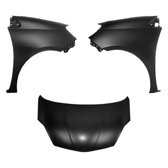Replace® - 3-Piece (Hood Panel, Front Driver and Passenger Side Fender) (Platinum Plus)