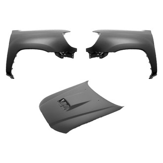 Replace® - 3-Piece (Hood Panel, Front Driver and Passenger Side Fender) (Platinum Plus)