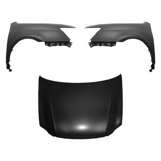 Replace® - 3-Piece (Hood Panel, Front Driver and Passenger Side Fender) (Platinum Plus)