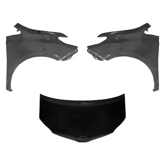 Replace® - 3-Piece (Hood Panel, Front Driver and Passenger Side Fender) (Platinum Plus)