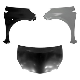 Replace® - 3-Piece (Hood Panel, Front Driver and Passenger Side Fender) (Platinum Plus)