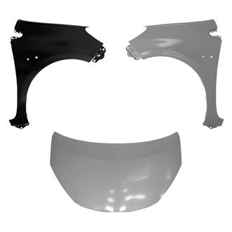 Replace® - 3-Piece (Hood Panel, Front Driver and Passenger Side Fender) (Platinum Plus)