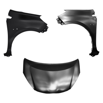 Replace® - 3-Piece (Hood Panel, Front Driver and Passenger Side Fender) (Standard Line)