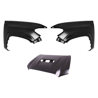 Replace® - 3-Piece (Hood Panel, Front Driver and Passenger Side Fender) (Platinum Plus)