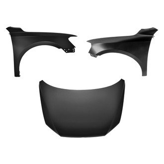 Replace® - 3-Piece (Hood Panel, Front Driver and Passenger Side Fender) (Platinum Plus)