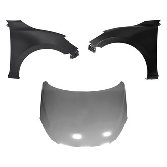 Replace® - 3-Piece (Hood Panel, Front Driver and Passenger Side Fender) (Standard Line)