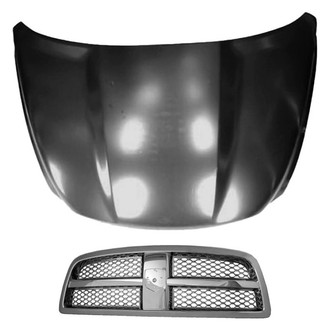 Replace® - 2-Piece (Hood Panel, Grille)