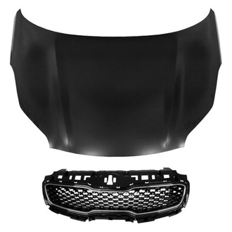 Replace® - 2-Piece (Hood Panel, Grille)