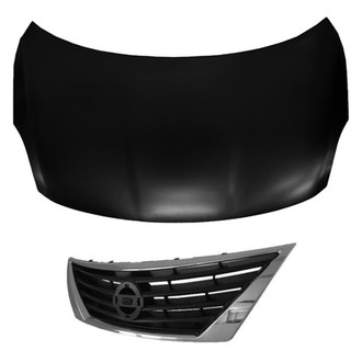 Replace® - 2-Piece (Hood Panel, Grille)