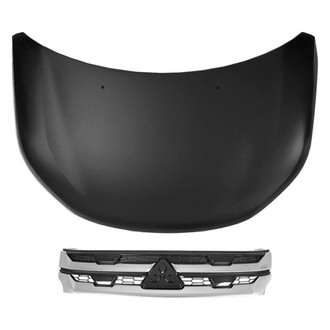 Replace® - 2-Piece (Hood Panel, Grille) (CAPA Certified)
