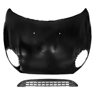 Replace® - 2-Piece (Hood Panel, Grille) (CAPA Certified)