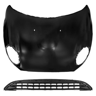 Replace® - 2-Piece (Hood Panel, Grille) (CAPA Certified)