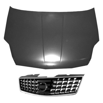 Replace® - 2-Piece (Hood Panel, Grille) (Brand New OE)