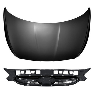 Replace® - 2-Piece (Hood Panel, Grille) (Platinum Plus)