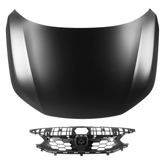 Replace® - 2-Piece (Hood Panel, Grille) (CAPA Certified)