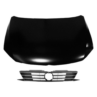 Replace® - 2-Piece (Hood Panel, Grille) (Platinum Plus)
