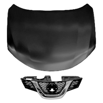 Replace® - 2-Piece (Hood Panel, Grille)