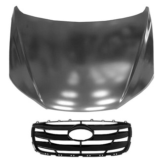 Replace® BNDL-208967 - 2-Piece (Hood Panel, Grille) (Standard Line)
