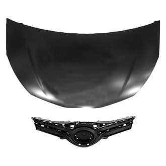 Replace® - 2-Piece (Hood Panel, Grille) (CAPA Certified)