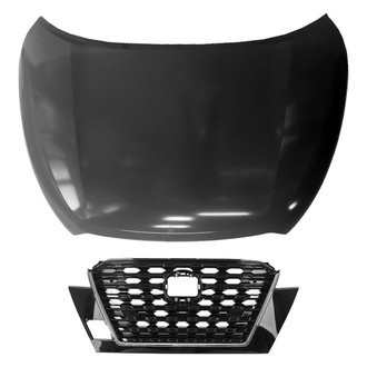 Replace® - 2-Piece (Hood Panel, Grille) (CAPA Certified)