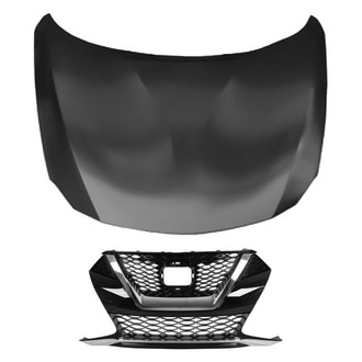 Replace® - 2-Piece (Hood Panel, Grille)
