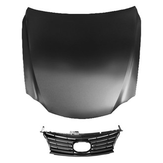 Replace® - 2-Piece (Hood Panel, Grille) (CAPA Certified)