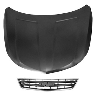 Replace® - 2-Piece (Hood Panel, Grille)