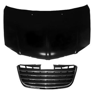 Replace® - 2-Piece (Hood Panel, Grille) (Brand New OE)