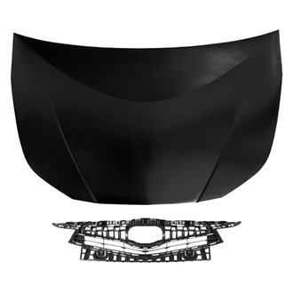 Replace® - 2-Piece (Hood Panel, Grille) (CAPA Certified)