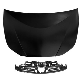 Replace® - 2-Piece (Hood Panel, Grille) (CAPA Certified)