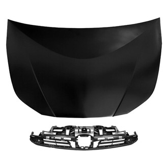 Replace® - 2-Piece (Hood Panel, Grille) (CAPA Certified)