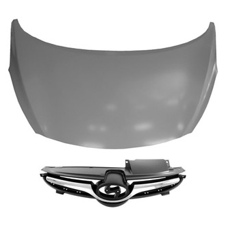 Replace® - 2-Piece (Hood Panel, Grille)