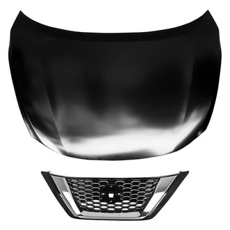Replace® - 2-Piece (Hood Panel, Grille)
