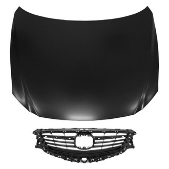 Replace® BNDL-209135 - 2-Piece (Hood Panel, Grille) (Standard Line)