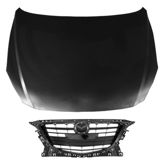 Replace® - 2-Piece (Hood Panel, Grille) (Standard Line)