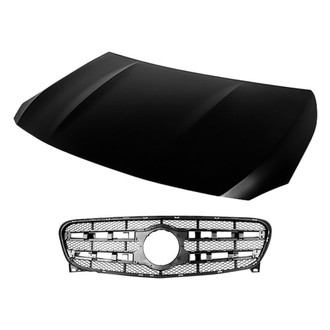 Replace® BNDL-209172 - 2-Piece (Hood Panel, Grille) (CAPA Certified)