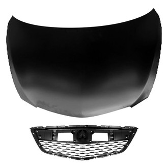 Replace® - 2-Piece (Hood Panel, Grille)