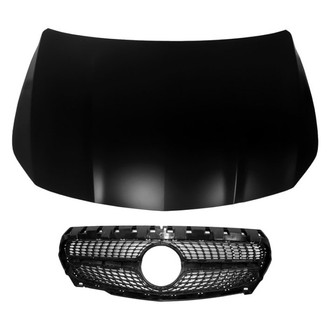 Replace® - 2-Piece (Hood Panel, Grille) (CAPA Certified)