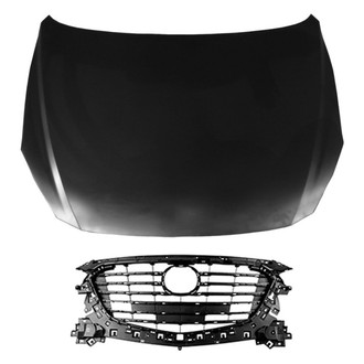 Replace® - 2-Piece (Hood Panel, Grille) (Standard Line)