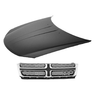 Replace® - 2-Piece (Hood Panel, Grille) (Platinum Plus)
